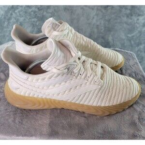 Adidas Sobakov Mens‎ Size 11.5 White Gum Sneakers BB7666